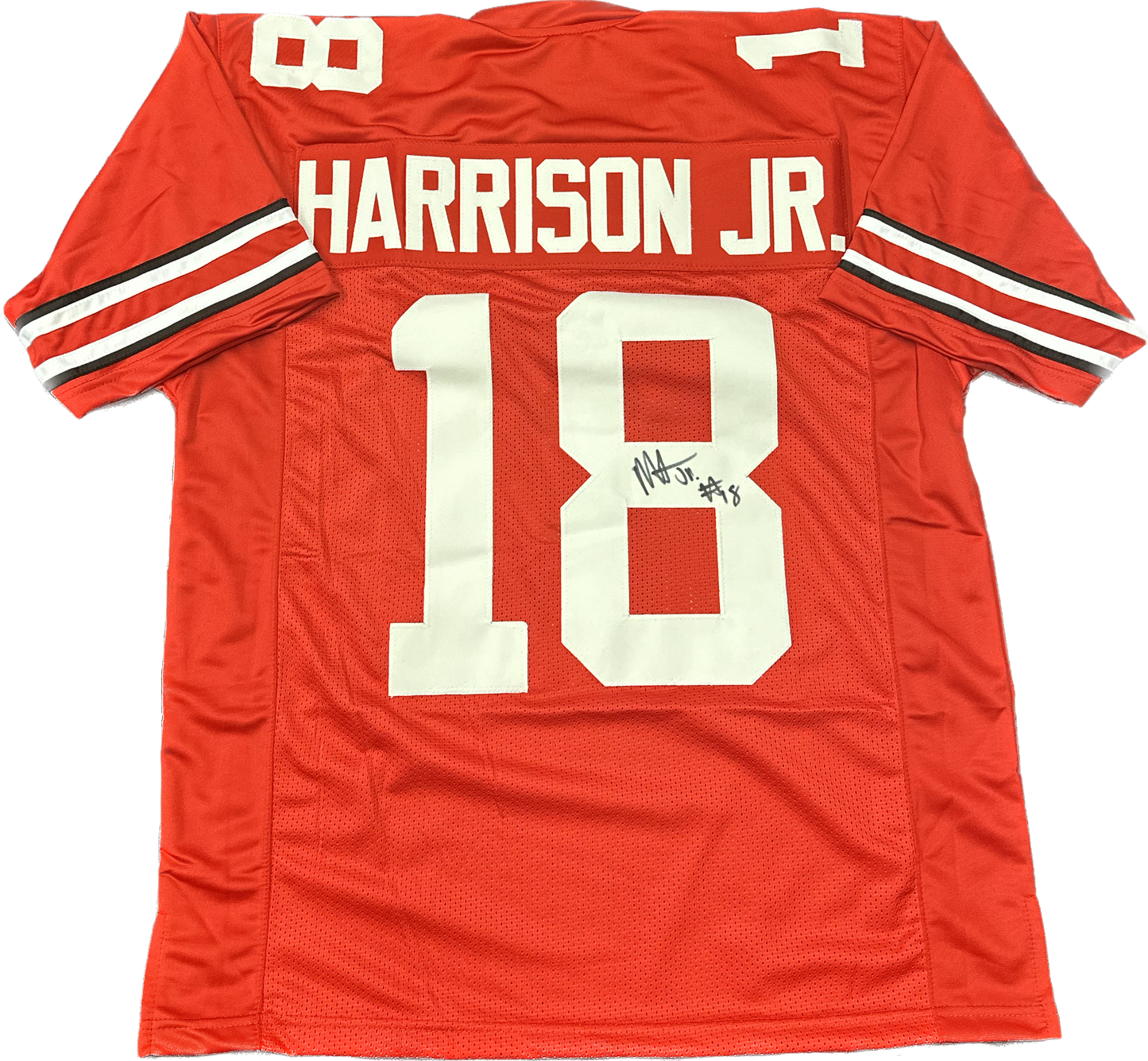 Autographed Marvin Harrison Jr #18 Jersey - Red