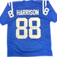 Autographed Marvin Harrison #88 Adult Jersey Blue