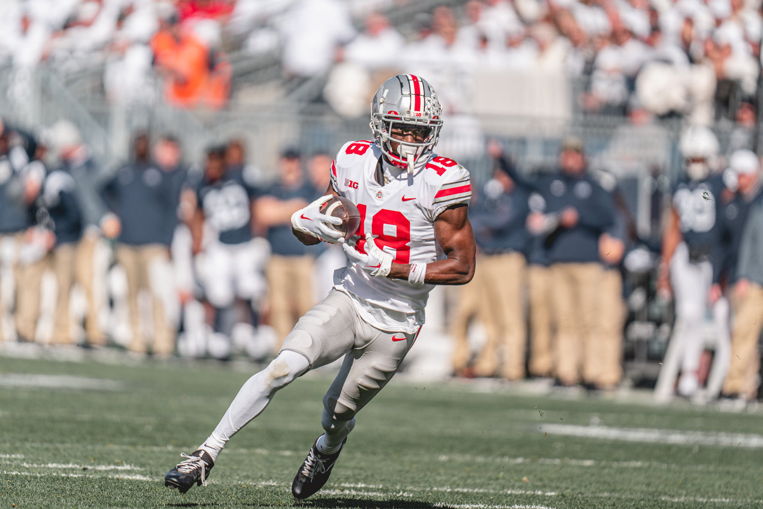 OHIO STATE BUCKEYES MARVIN HARRISON JR. Signed Autographed 8x10 photo  Reprint