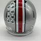 Autographed Marvin Harrison Jr Silver Full Size Authentic Speed Helmet - Riddell