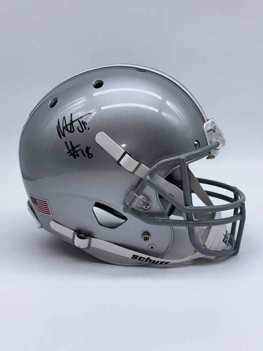 Autographed Marvin Harrison Jr Full Size Replica Speed Helmet - Schutt