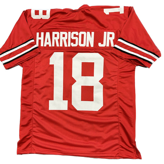 Marvin Harrison Jr #18 Jersey - Red
